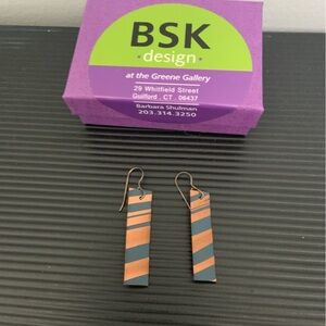 Artisan designed earrings